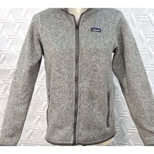 Patagonia Jacket Youth Gray Long Sleeve Full Zip Winter Outerwear Outdoors XL